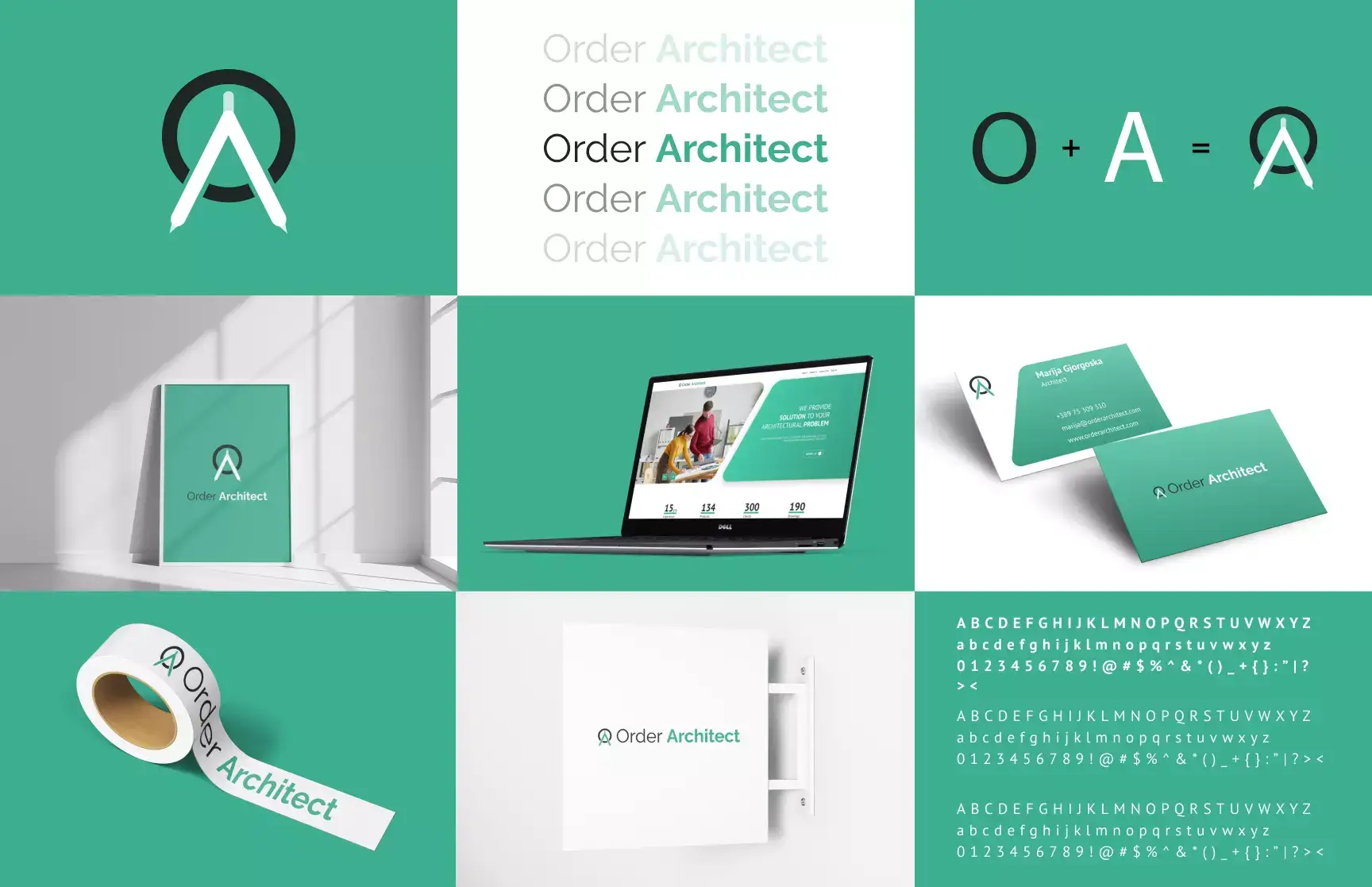 branding and visual identity for Order Architect studio.