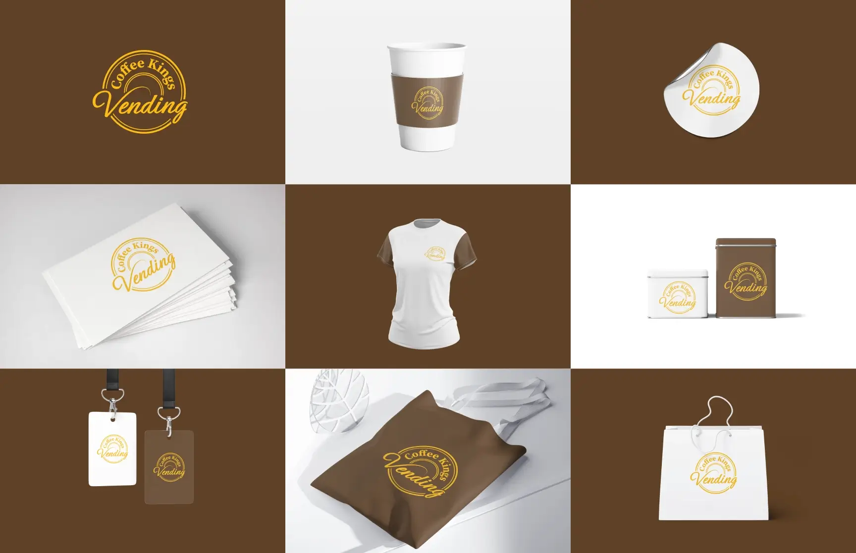 branding and visual identity for Coffee Kings.